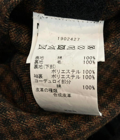 Barbour AURALEE コート スタイリスト私物 襟コーデュロイ 裏バブアー ライトワックス SL BORDER ダブルジップ メンズ SIZE 36 (S) バブアー