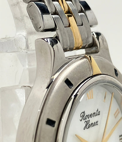 Roventa Henex 腕時計 クオーツ ホワイト レディース ロベンタ・ヘネックス