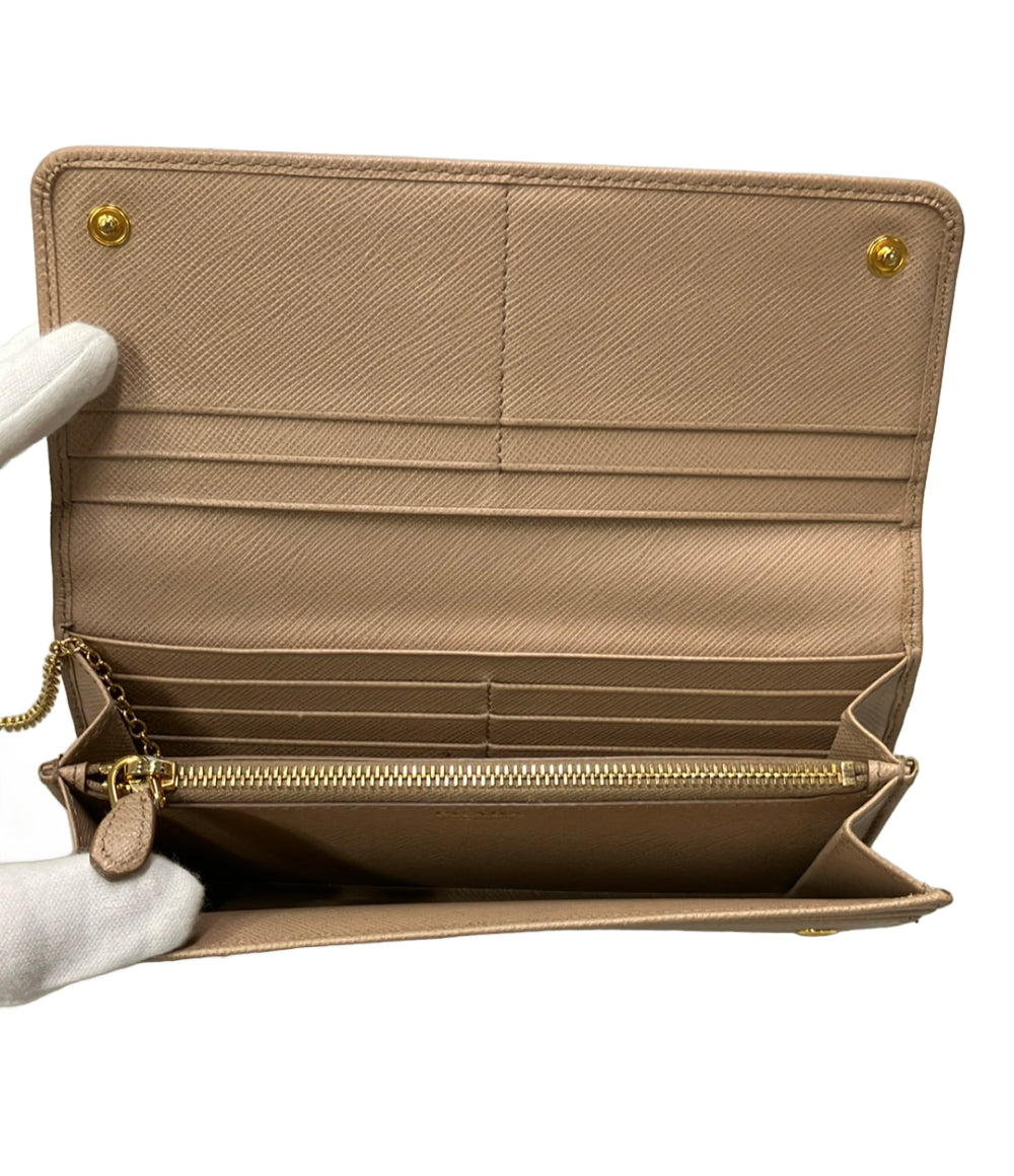 PRADA 二つ折り長財布 レザー レディース プラダ