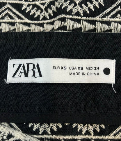 美品 ザラ 刺繍ロングスカート レディース SIZE XS (XS) ZARA