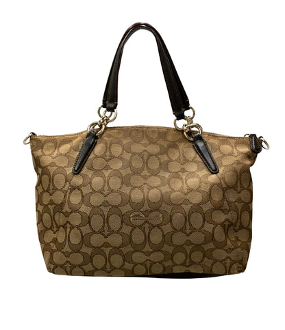 COACH 2WAY バンドバッグ ショルダーバッグ 斜め掛け シグネチャー レディース コーチ