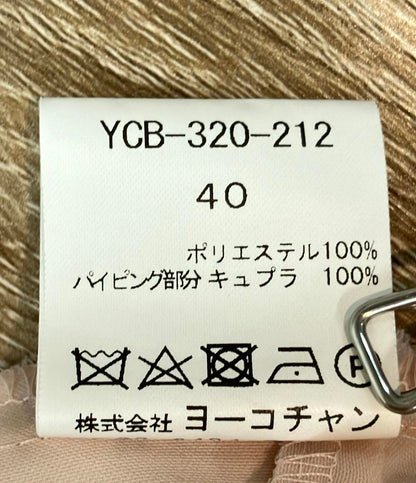 YOKO CHAN 長袖ブラウス フリル クールネック ロングスリーブバックティアード YCB-320-212 レディース SIZE 40 (M) ヨーコチャン