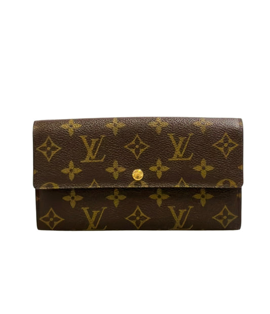 LOUIS VUITTON 長財布 ポシェット ポルト モネ クレディ モノグラム M61725 レディース ルイ・ヴィトン