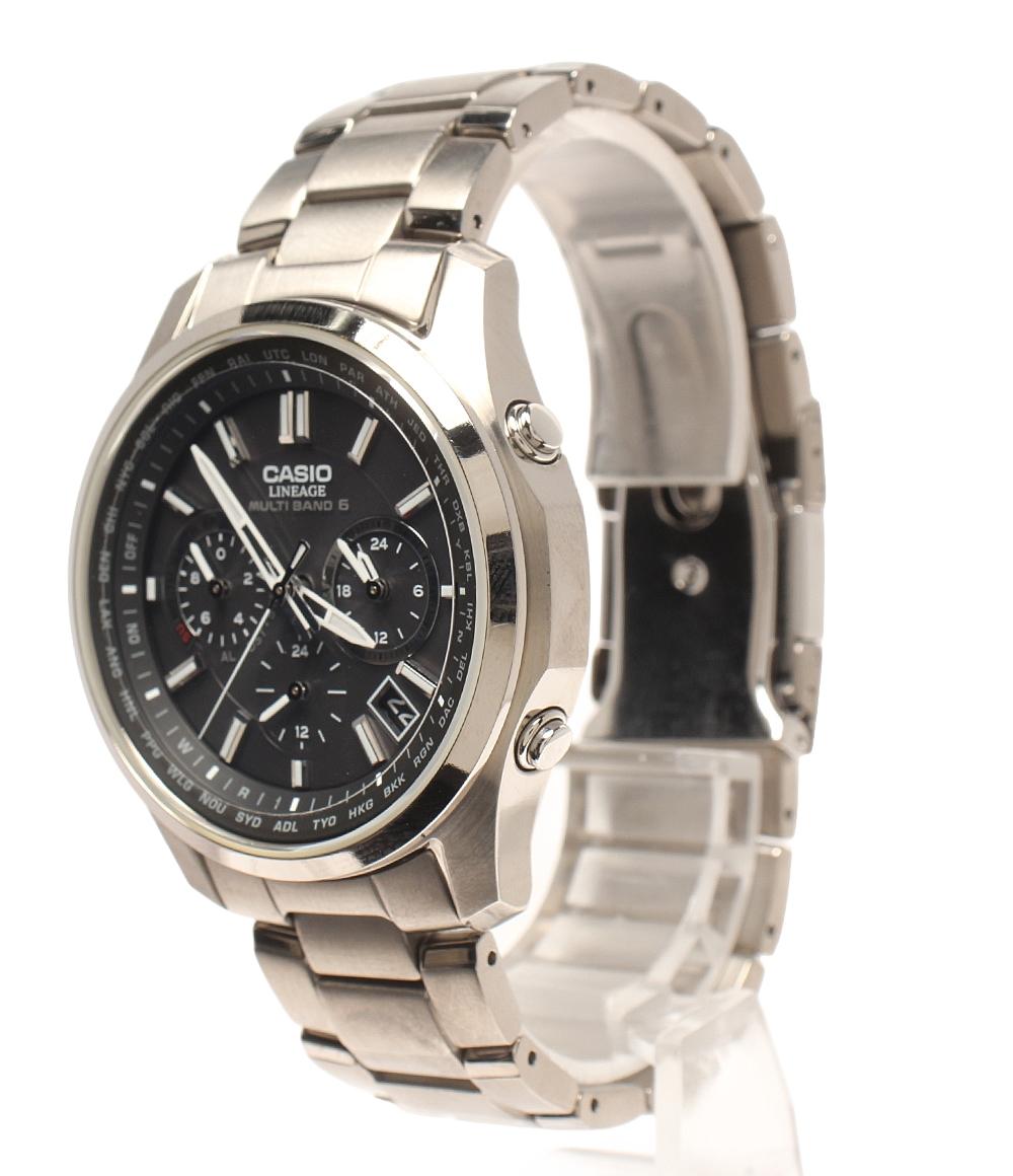 CASIO 腕時計 リニエージ ソーラー ブラック LIW-M610TDS メンズ カシオ