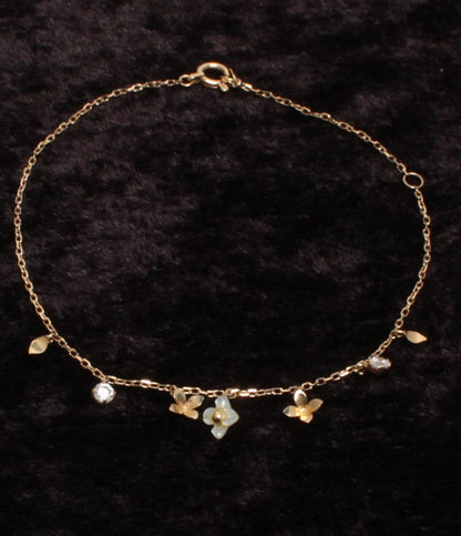 美品 Samantha Tiara ブレスレット K10 フラワーモチーフ レディース サマンサティアラ