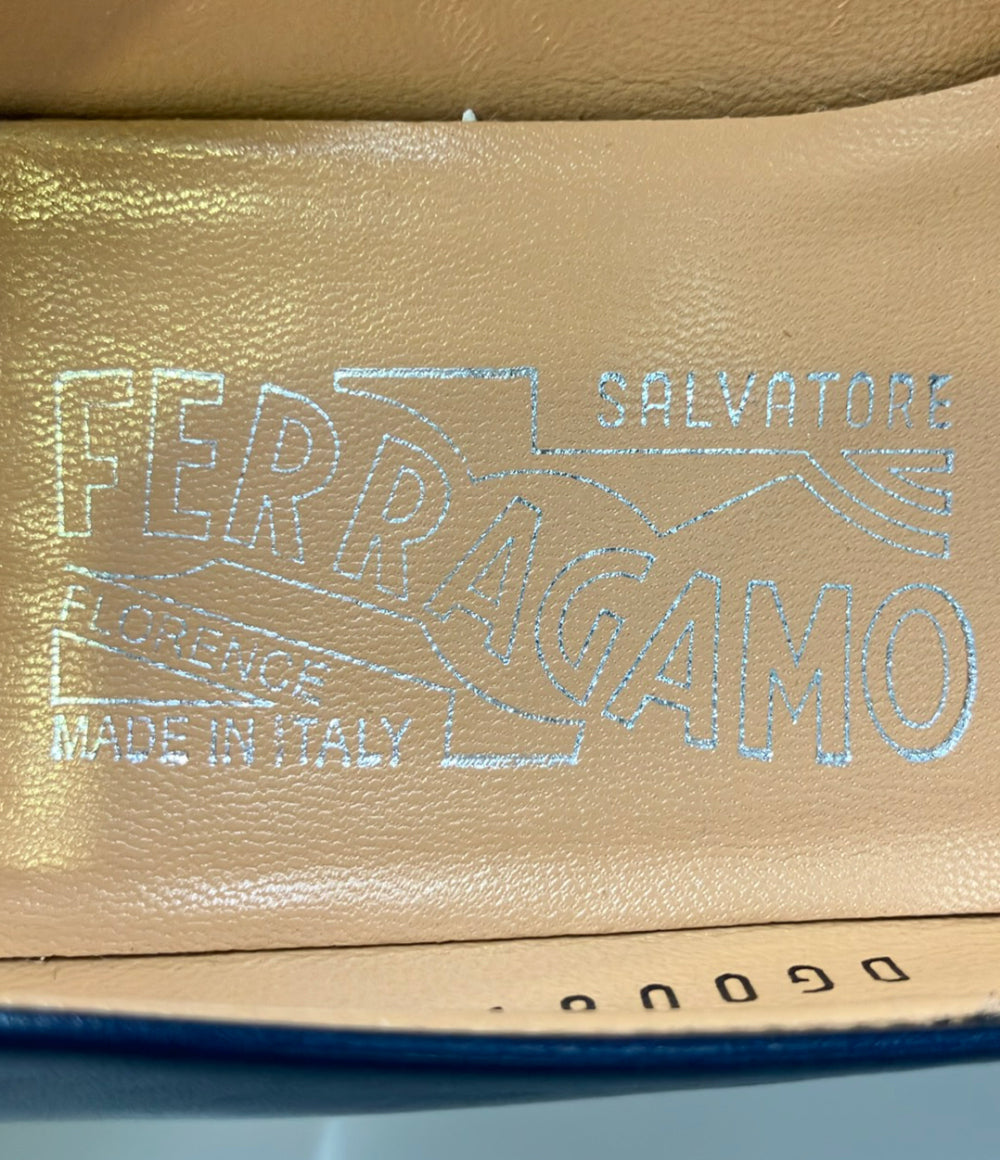 Salvatore Ferragamo スクウェアバックルパンプス DG006119 レディース SIZE 5 1/2 サルヴァトーレフェラガモ