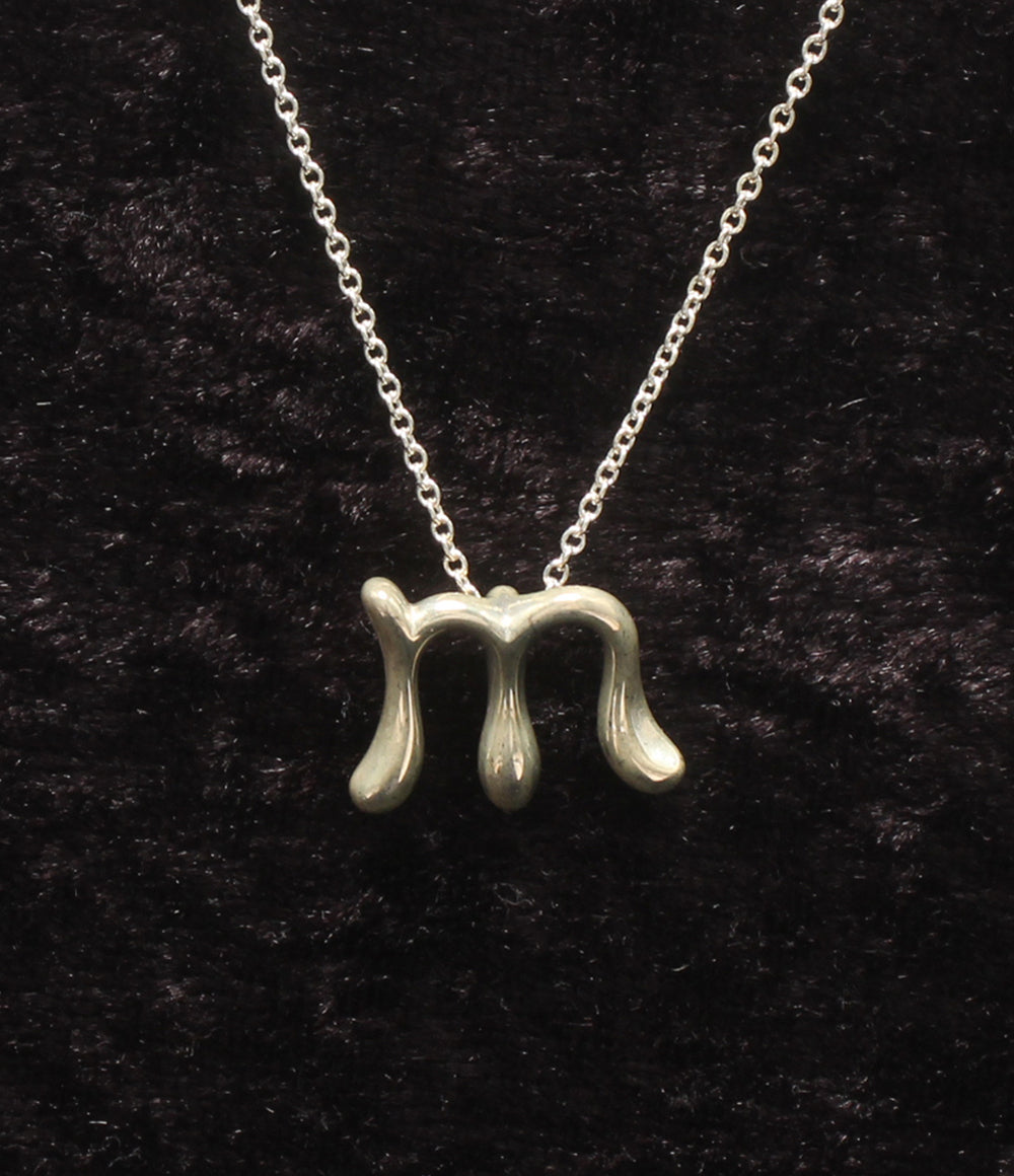 Tiffany & Co. ネックレス SV925 Alphabet Letter Pendant M エルサ･ペレッティ レディース ティファニー