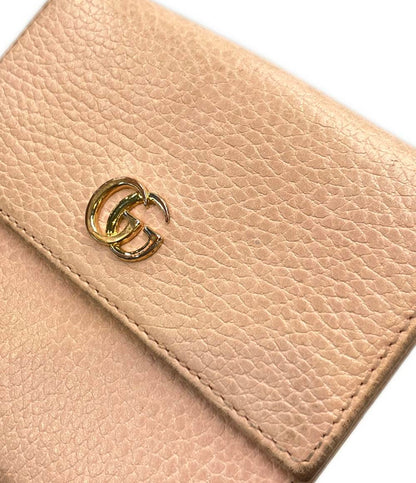 訳あり GUCCI 二つ折り財布 GGマーモント 456122 496334 レディース グッチ