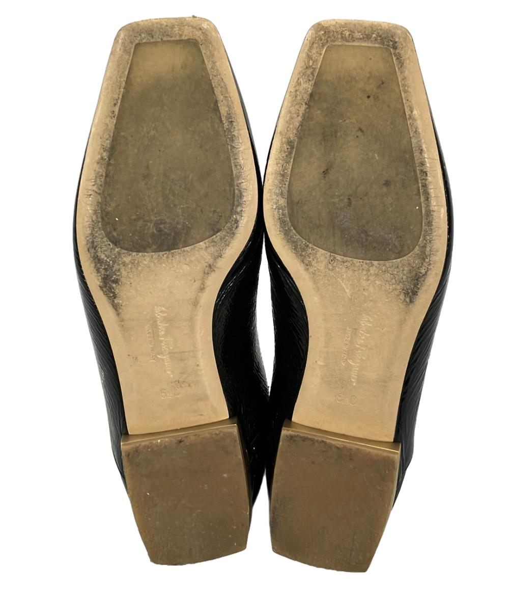 サルヴァトーレフェラガモ フラットパンプス ガンチーニ