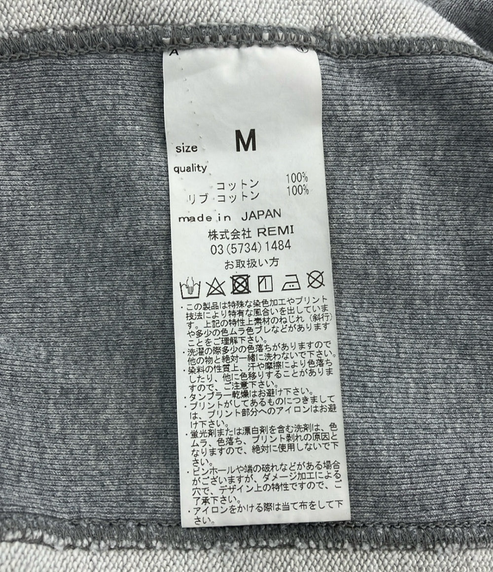 美品 レミレリーフ プルオーバーパーカー ダメージ加工 レディース SIZE M REMI RELIEF