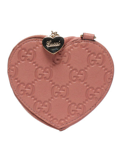 美品 GUCCI コインケース ハート形 152615･4276 レディース グッチ