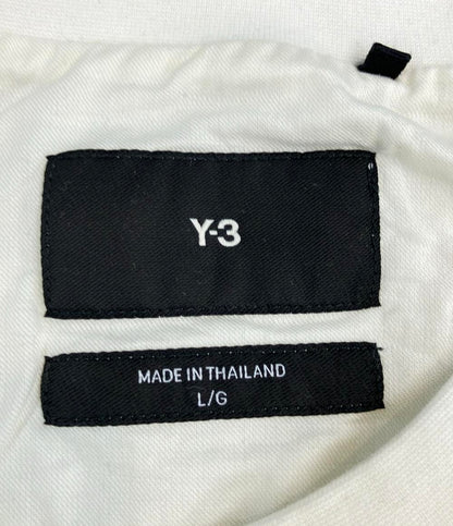 Y-3 長袖Tシャツ フラワーグラフィック ストリート メンズ SIZE L ワイスリー