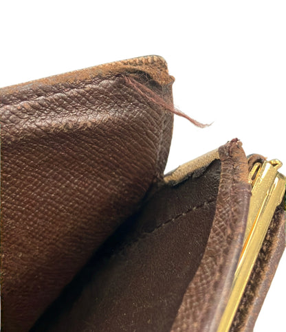 LOUIS VUITTON 二つ折り財布 ポルトフォイユ ヴィエノワ ダミエ エベヌ N61674 レディース メンズ ルイ・ヴィトン