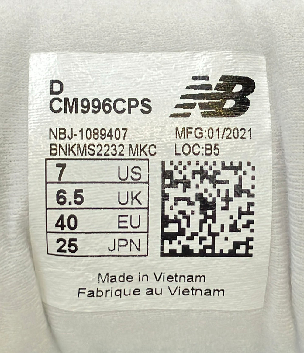 美品 NEW BALANCE ローカットスニーカー CM996CPS メンズ SIZE 25.0 ニューバランス