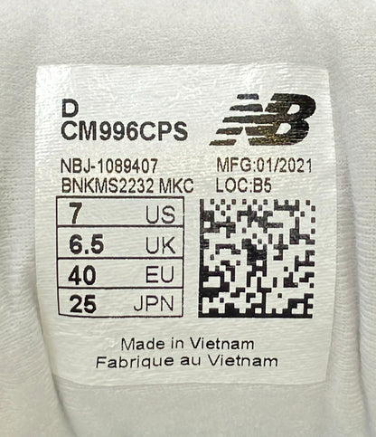 美品 NEW BALANCE ローカットスニーカー CM996CPS メンズ SIZE 25.0 ニューバランス