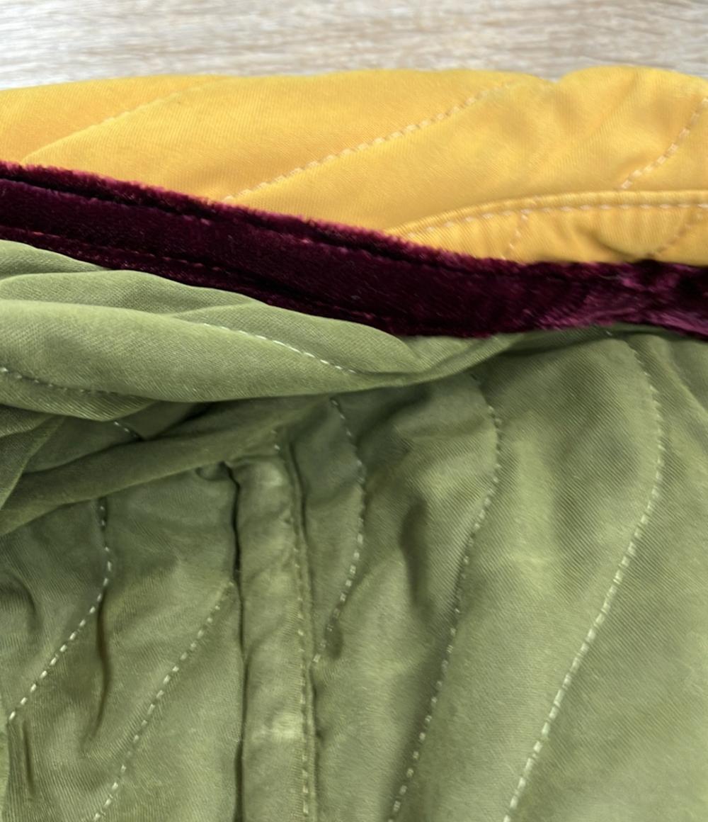 ETRO キルティングジャケット バイカラー 金ボタン 73-19032-370 レディース SIZE L エトロ