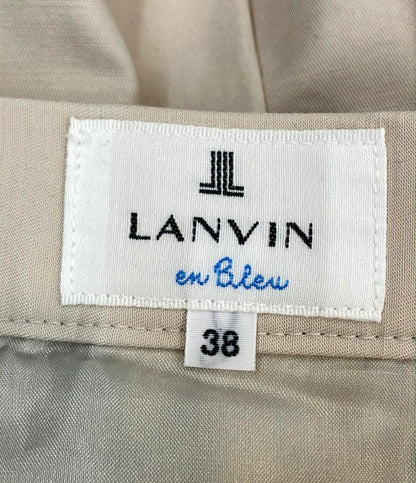 LANVIN en Bleu フレアスカート 裾レース レディース SIZE 38 (S) ランバンオンブルー