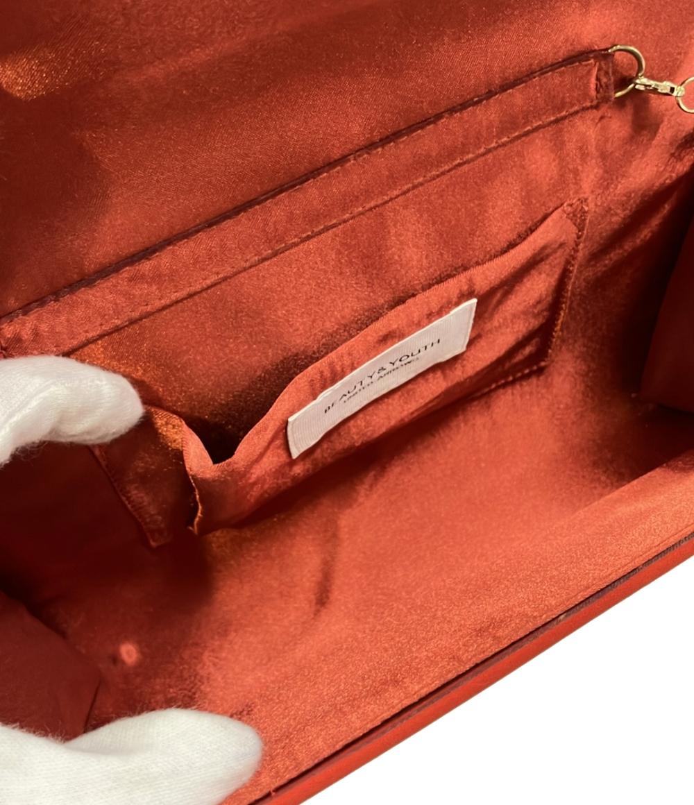 訳あり BEAUTY&YOUTH UNITED ARROWS 2WAY クラッチバッグ ハンドバッグ ショルダーバッグ 斜め掛け レディース