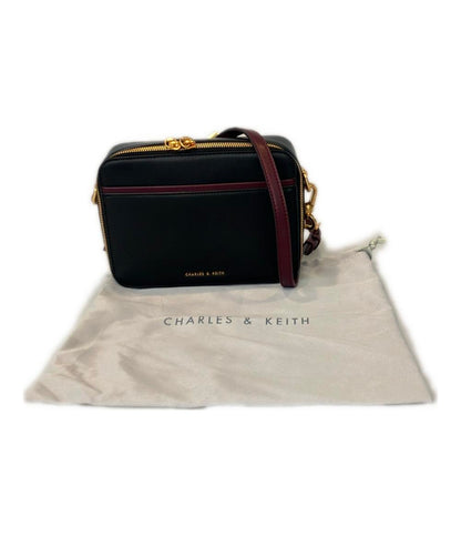 美品 CHARLES＆KEITH ショルダーバッグ 斜め掛け レディース チャールズ＆キース