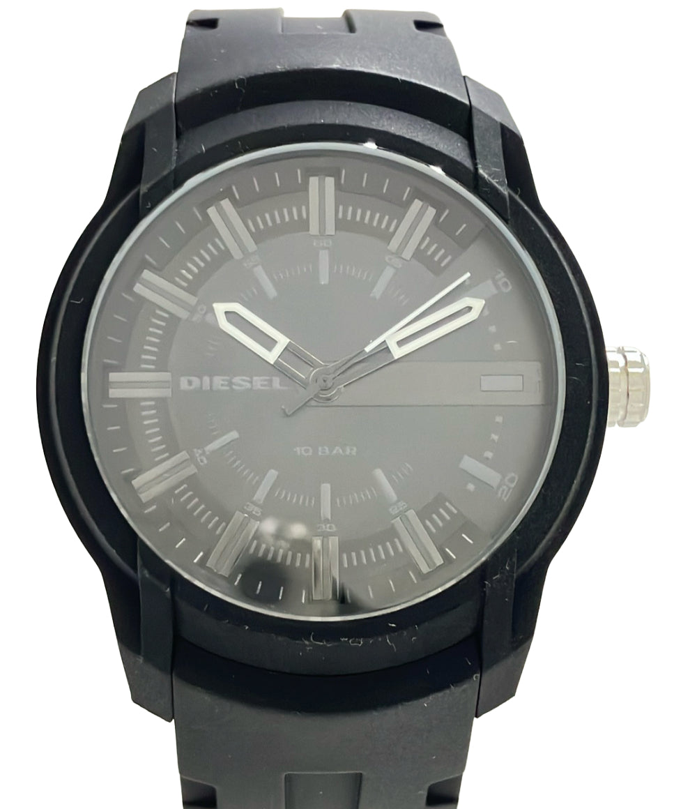 DIESEL 腕時計 クオーツ ブラック DZ-1830 メンズ ディーゼル
