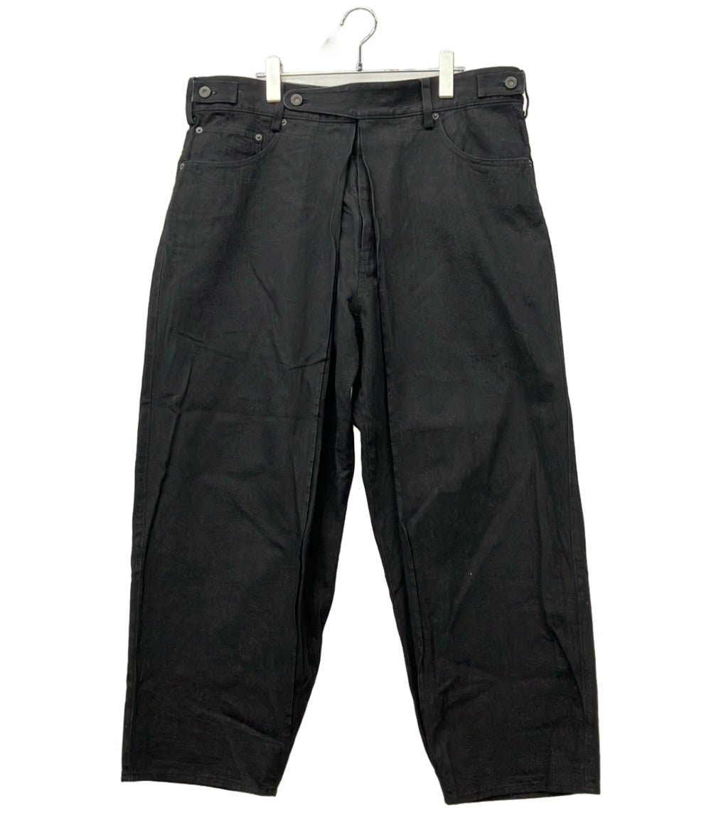 S'YTE デニムパンツ ワイドタック ヨウジヤマモト ウィッシュ加工 10 oz Denim Center Wide Tuck Pant US-P10-005 メンズ SIZE 3 (M) サイト