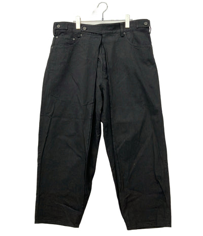 S'YTE デニムパンツ ワイドタック ヨウジヤマモト ウィッシュ加工 10 oz Denim Center Wide Tuck Pant US-P10-005 メンズ SIZE 3 (M) サイト