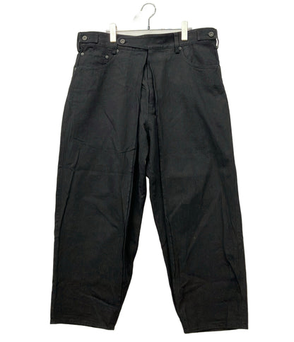 S'YTE デニムパンツ ワイドタック ヨウジヤマモト ウィッシュ加工 10 oz Denim Center Wide Tuck Pant US-P10-005 メンズ SIZE 3 (M) サイト