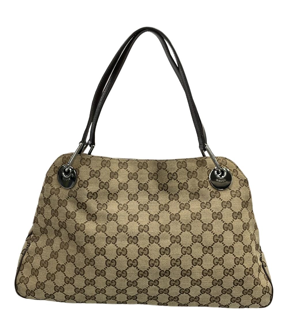 GUCCI ショルダーバッグ 肩掛け レザー キャンバス 121023 204991 レディース グッチ