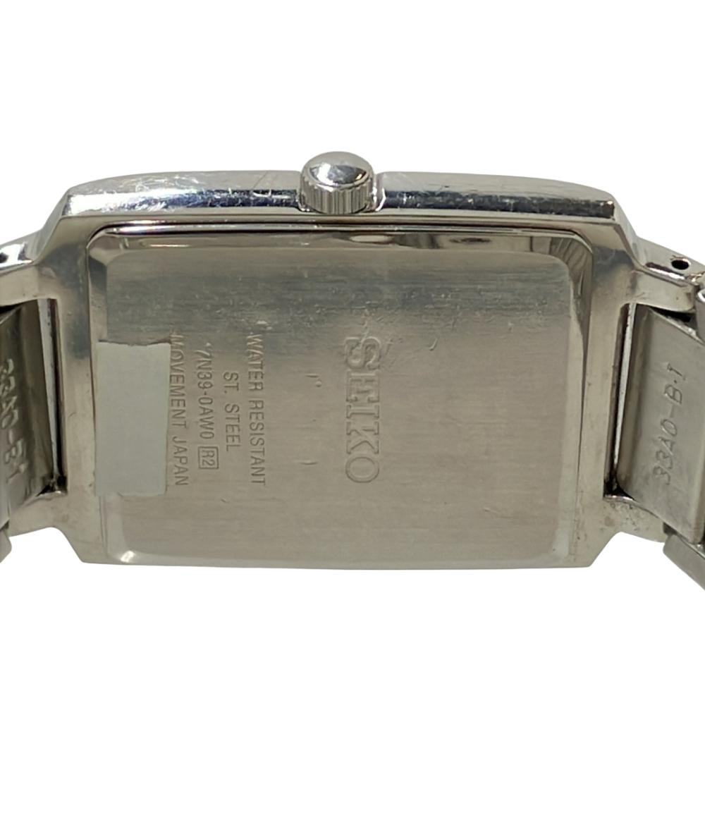 SEIKO 腕時計 クオーツ ホワイト 7N39-0AW0 メンズ セイコー