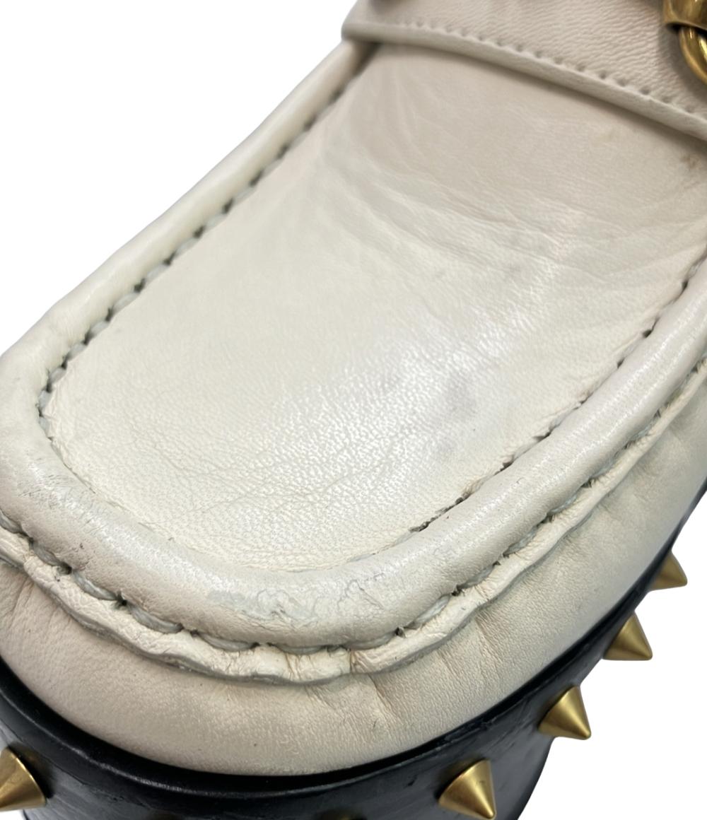 GUCCI スパイク厚底ビットローファー 470969 レディース SIZE 34 22(cm