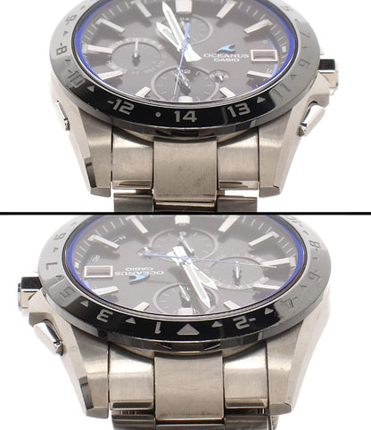 CASIO 腕時計 Bluetooth OCEANUS オシアナス ソーラー ブラック 0CW-T3000 メンズ カシオ