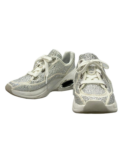 マイケルコース ローカットスニーカー トニ エンベリッシュド リネンブレンド トレーナー 43S5TRFS1D レディース SIZE 6 (M) MICHAEL KORS