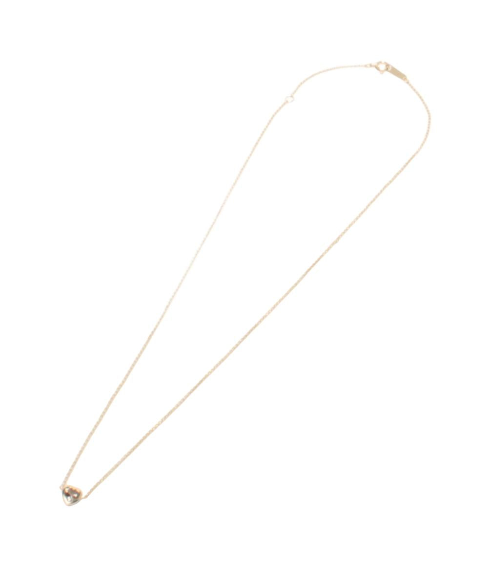 美品 4℃ ネックレス K10 ハートモチーフ レディース ヨンドシー