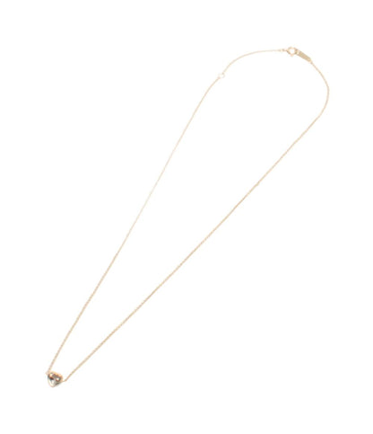 美品 4℃ ネックレス K10 ハートモチーフ レディース ヨンドシー