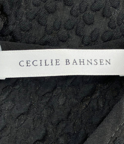 美品 セシリーバンセン パフスリーブフレアワンピース レディース SIZE 14 (L) CECILIE BAHNSEN