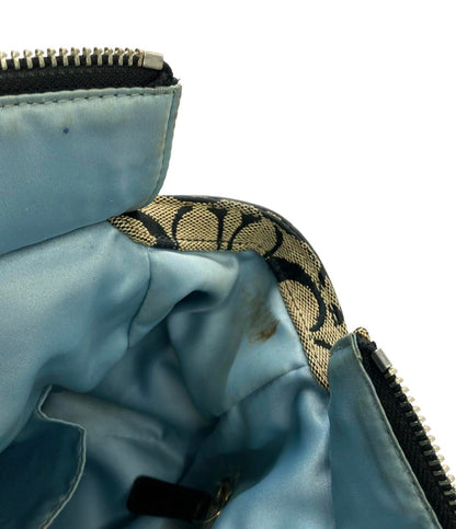 コーチ ハンドバッグ トートバッグ キャンバス レザー 皮革 シグネチャー F15146 レディース COACH