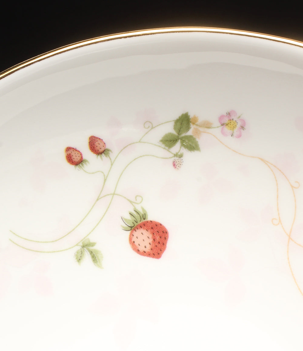 美品 WEDGWOOD マリアージュボウル 皿 2点セット 20cm ワイルドストロベリー ウエッジウッド