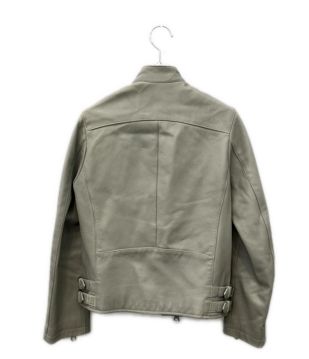 ESTNATION シングル ライダース ラムレザー レディース SIZE 36 (XS) エストネーション