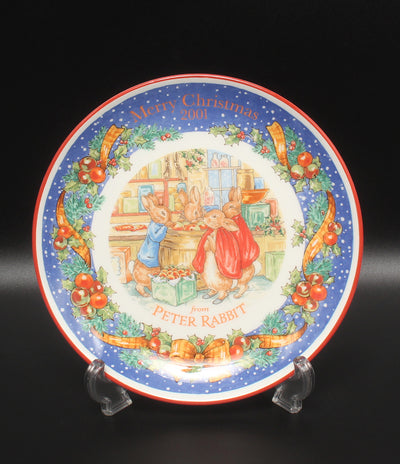 WEDGWOOD クリスマスプレート 2001 21cm ピーターラビット ウエッジウッド