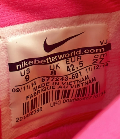 ナイキ ローカットスニーカー ランニングシューズ Roshe Flyknit Pink Flash 677243-601 メンズ SIZE 27 (L) NIKE