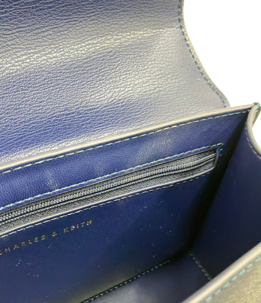 美品 CHARLES&KEITH ショルダーバッグ 斜め掛け チェーン レディース チャールズ＆キース