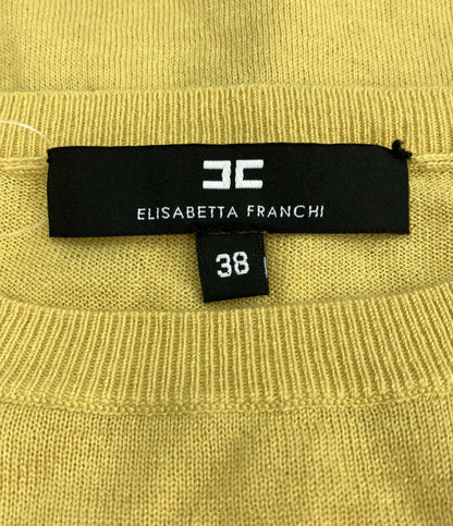 エリザベッタフランキ 長袖切替ニットTシャツ レディース SIZE 38 (M) ELISABETTA FRANCHI