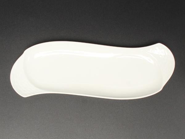 美品 ミントン オーバルプレート プラター 皿 25cm 波の戯れ Minton