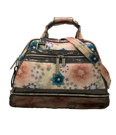 美品 LeSportsac Stella McCartney 2way ボストンバッグ ショルダーバッグ 斜め掛け 花柄 レディース レスポートサック ステラマッカートニー