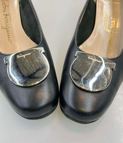 Salvatore Ferragamo パンプス ガンチーニ レディース SIZE 6 1/2 サルヴァトーレフェラガモ