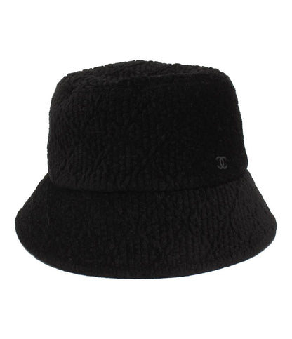 CHANEL バケットハット ベロア ココマーク レディース SIZE M シャネル