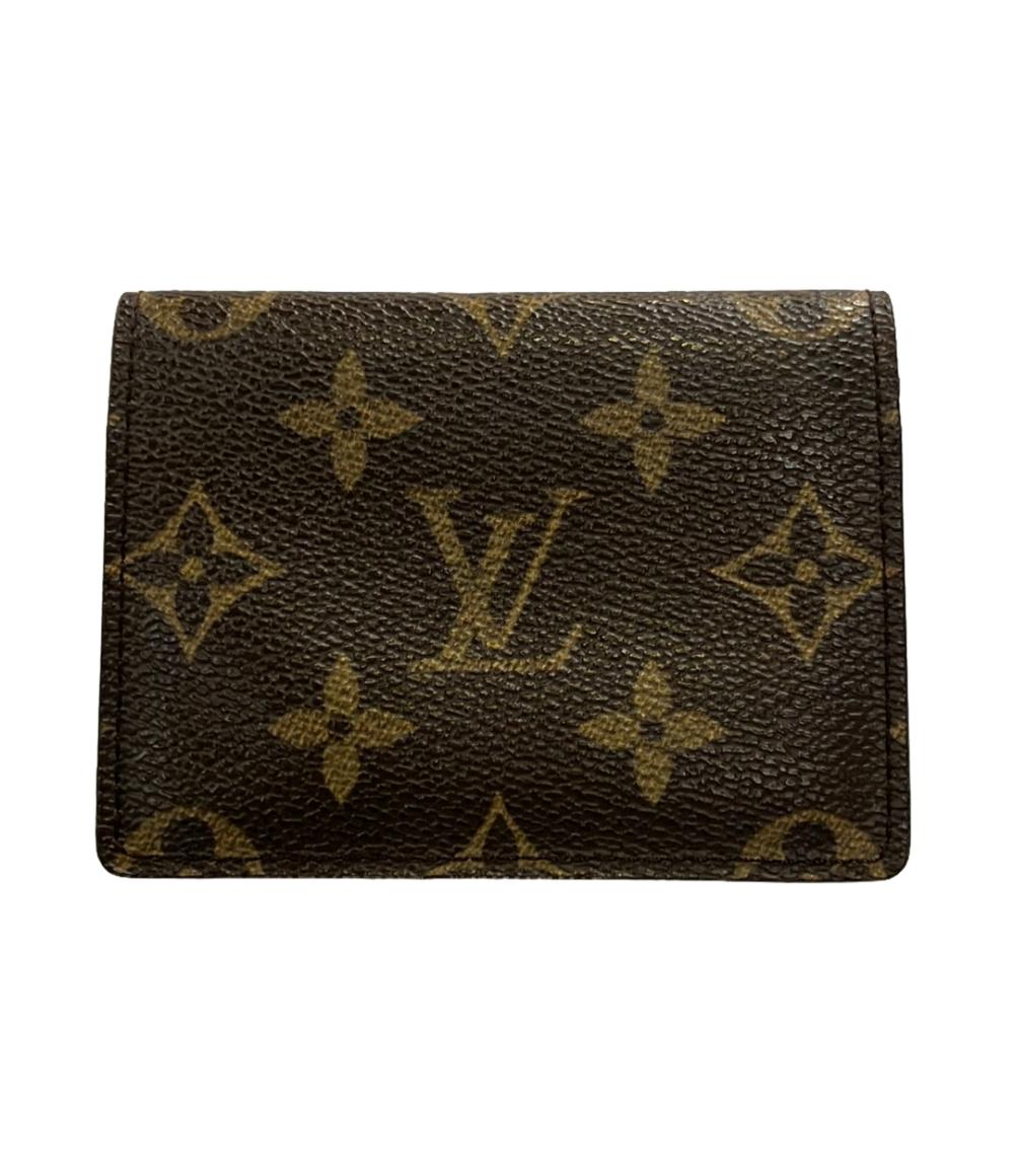 美品 ルイヴィトン カードケース 名刺入れ アンヴェロップ カルトドゥヴィジット モノグラム M62920 レディース LOUIS VUITTON