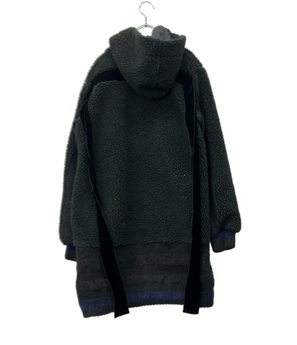 HELLY HANSEN ボアコートSueUNDERCOVERコラボ フード付き ダブルジップ HWV51951U レディース SIZE WL (L) ヘリーハンセン