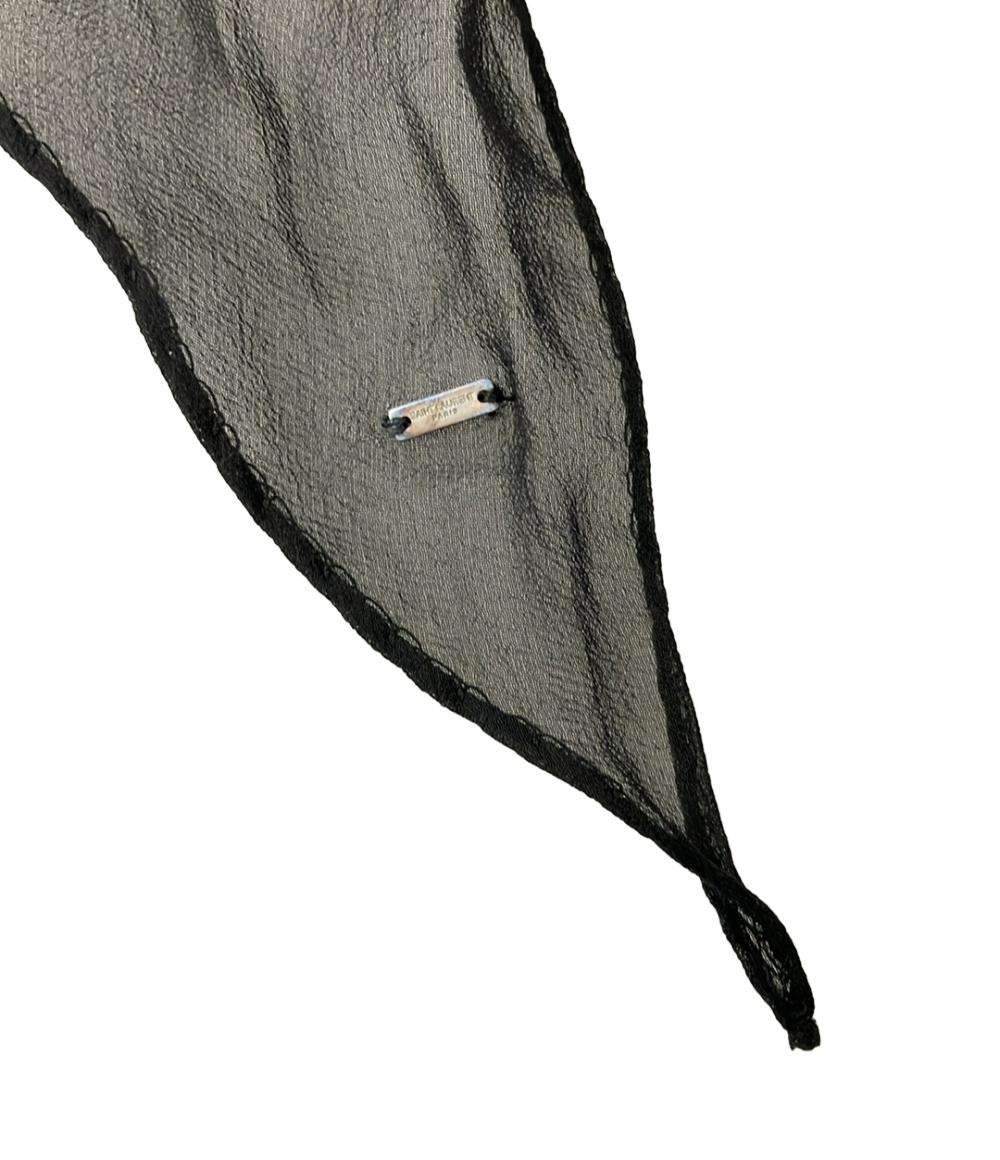 美品 サンローラン スカーフ シルク100% 493730 3Y042 レディース SAINT LAURENT