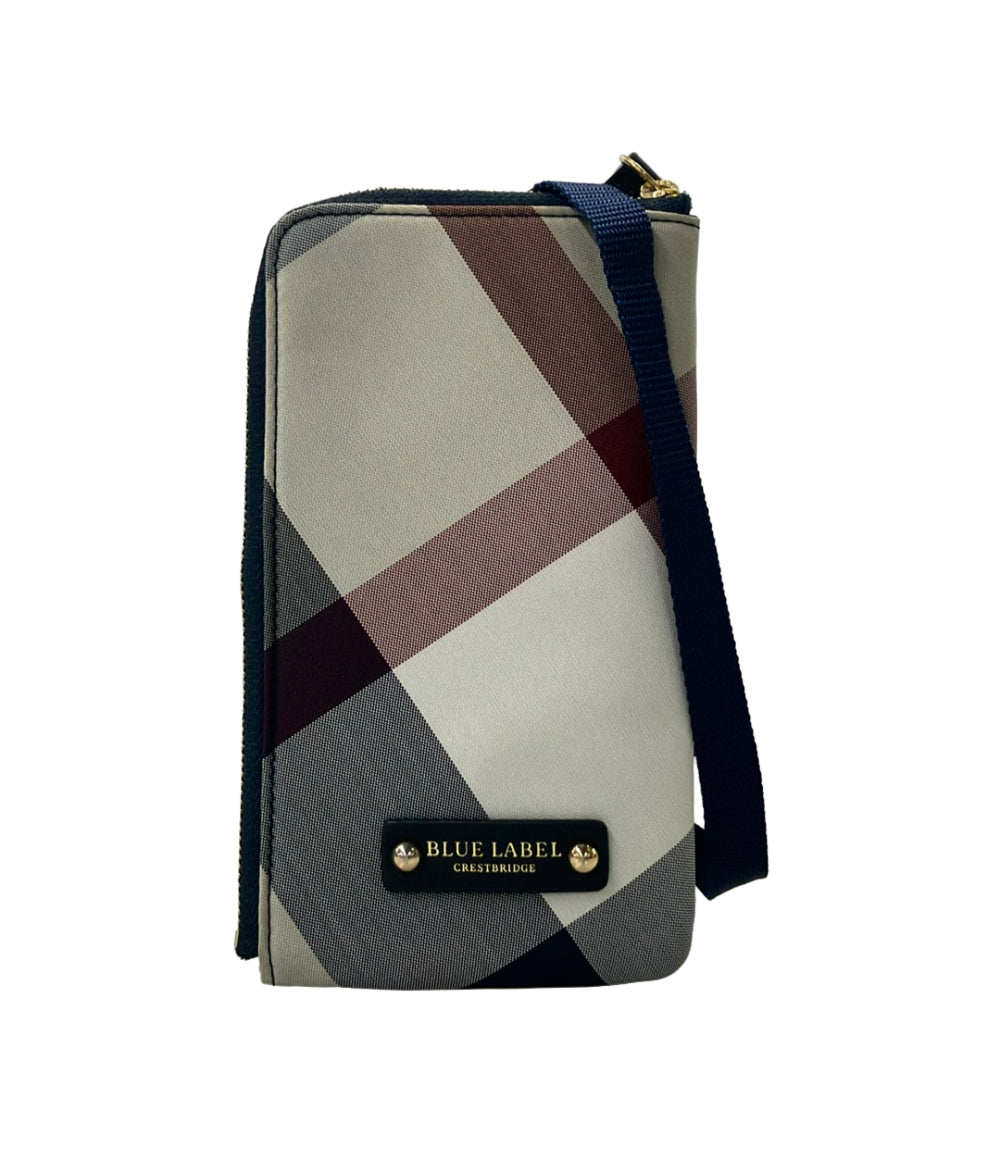 美品 BLUE LABEL CRESTBRIDGE ショルダーバッグ スマホ レディース ブルーレーベル・クレストブリッジ